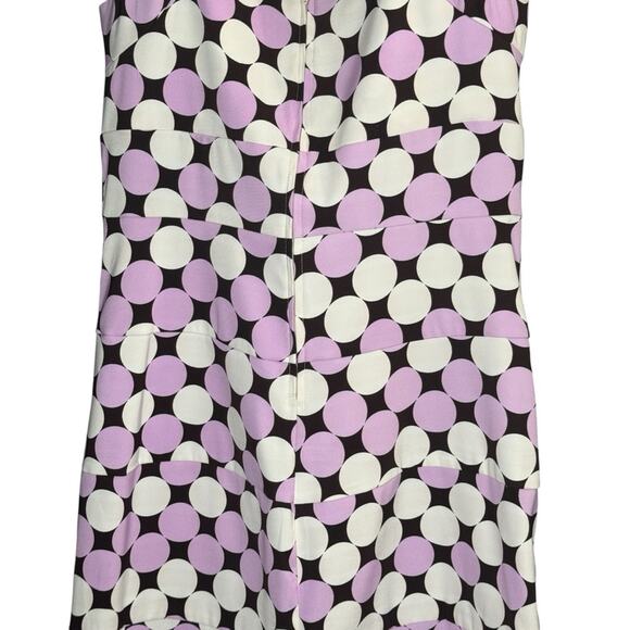 ⭐ 🔥 50% OFF SALE — FINAL PRICESangria Purple Polka Dot Sheath Dress Size 12 - Picture 6 of 9